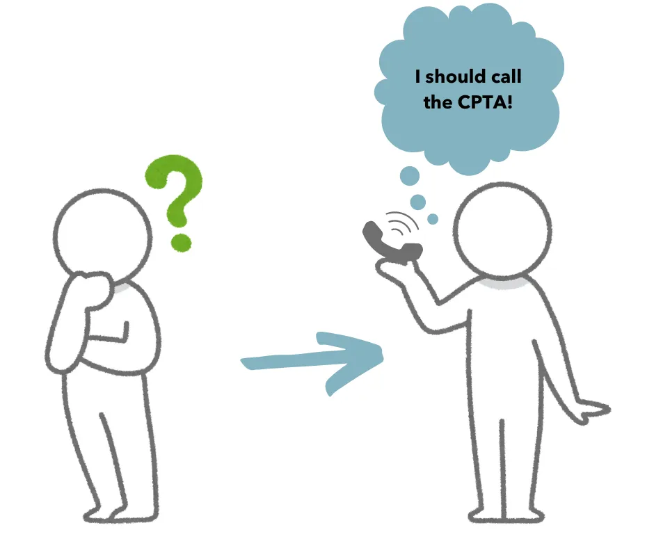 I should call the CPTA