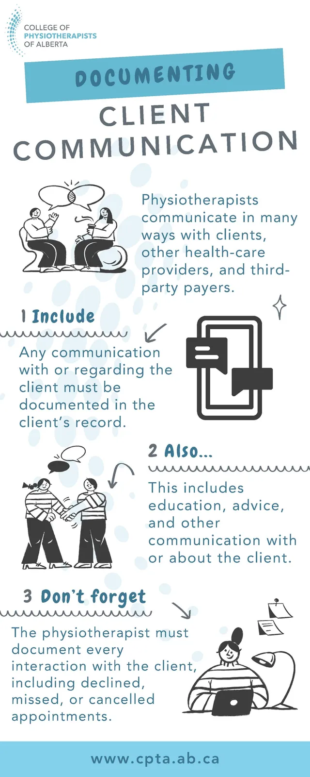 Documenting Client Communications Infographic